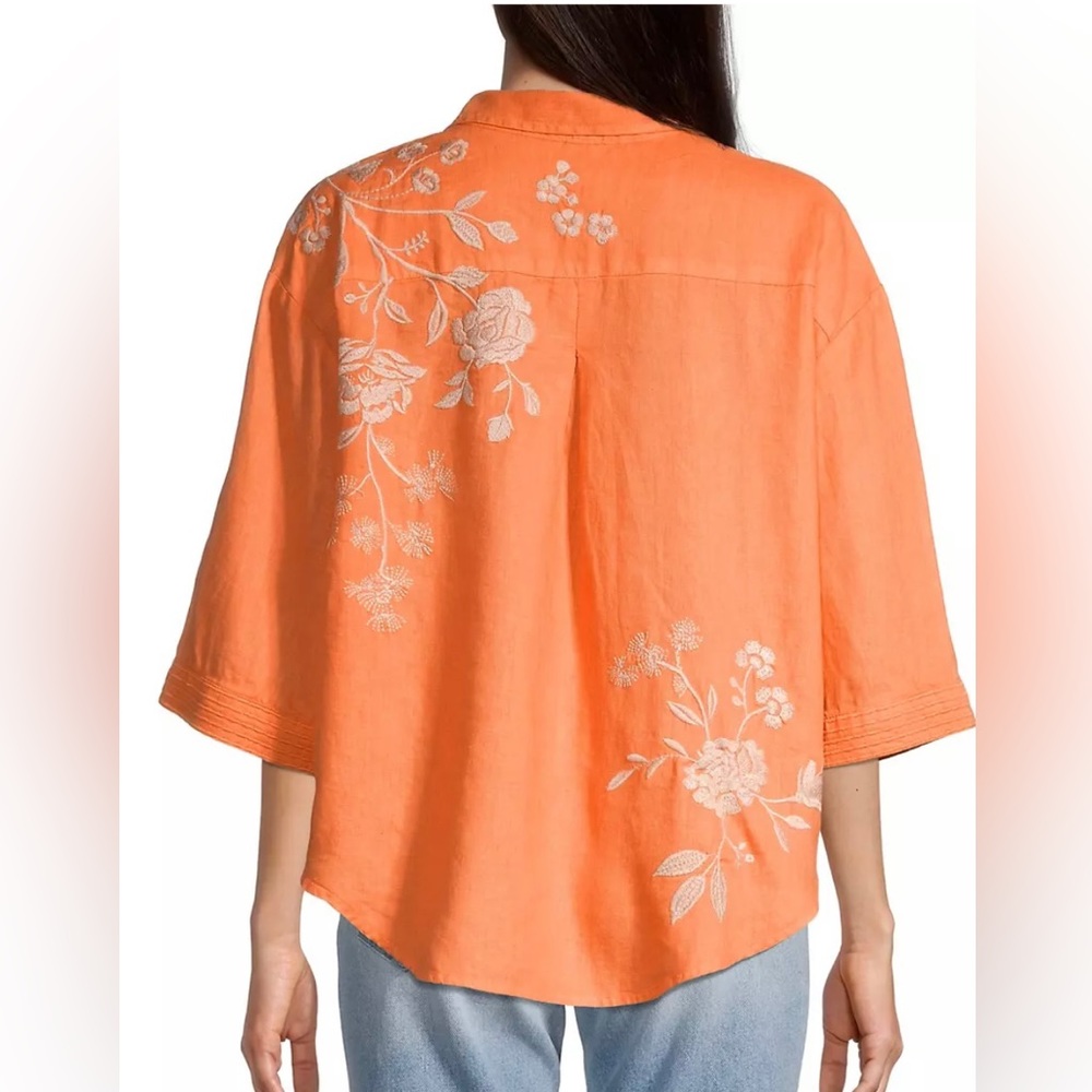 Johnny Was Linen Shirt